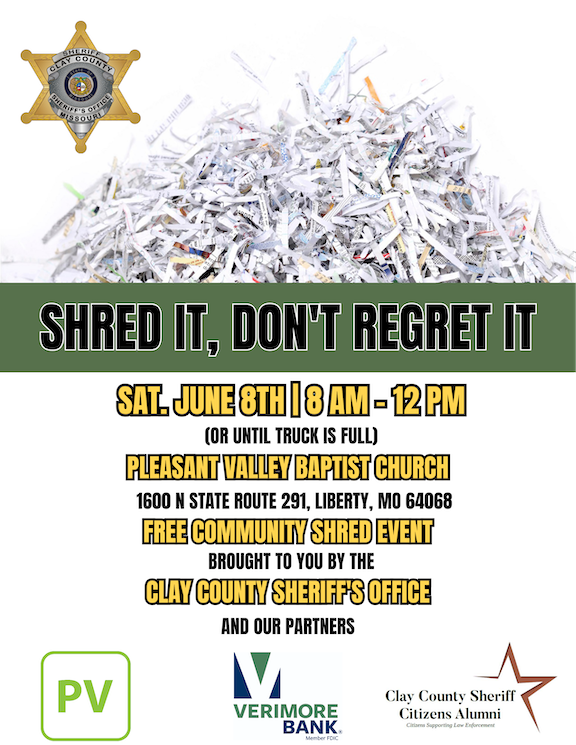 Community Shredding Event June 2024